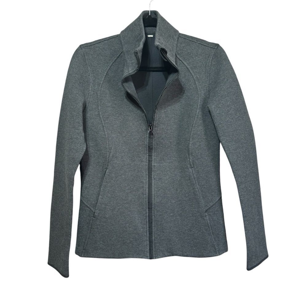 Lululemon- Dark Gray Full Zip Sweatshirt Jacket- Sz. 8